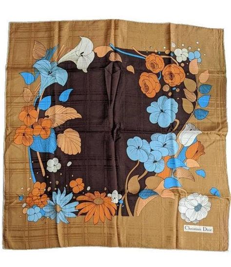 packaging images of vintage dior scarves|vintage christian Dior scarf.